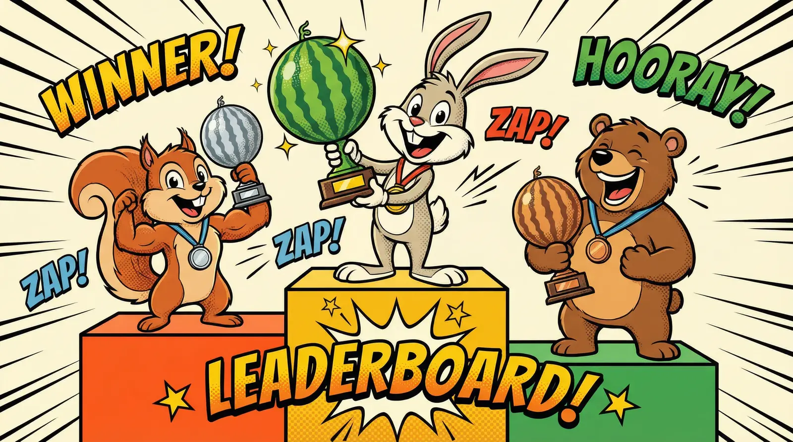 五一吃瓜 瓜王排行榜漫画插图